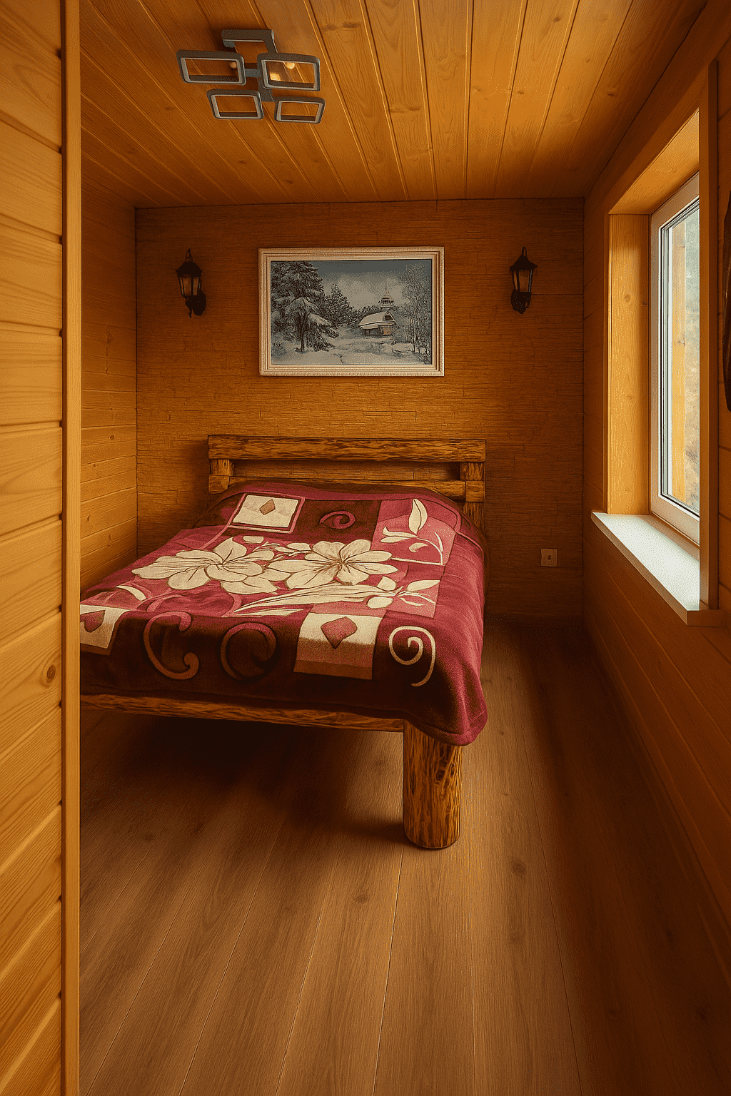 bielorrrusian rest forest house bedroom bed